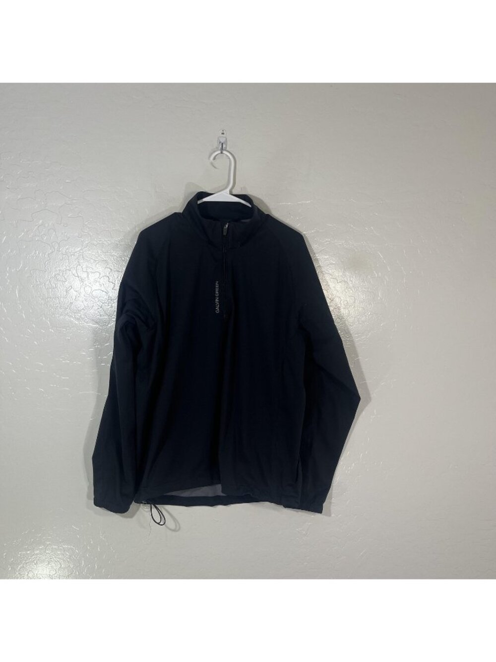 Galvin Green Jacket Mens Medium Black 1/2 Zip Softshell Golf Windbreaker